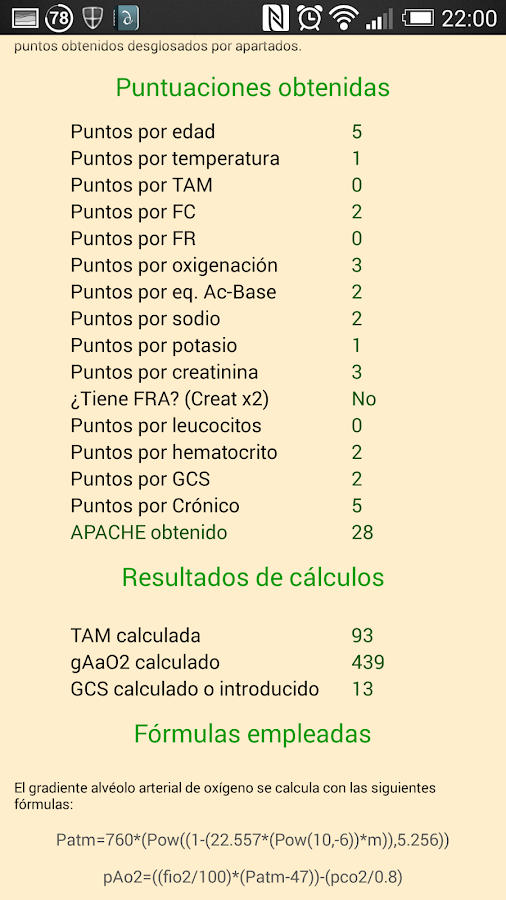 Apache Iii Calculator