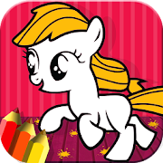 Pony Coloring For Toddlers  Icon