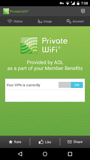 Private WiFi™ Mobile by AOL
