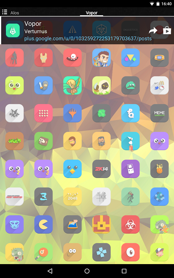    Vopor - Icon Pack- screenshot  