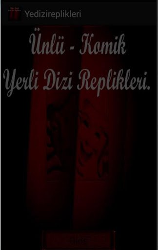 DİZİ REPLİKLERİ YERLİ DİZİ