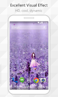 Purple fantasy Live Wallpaper