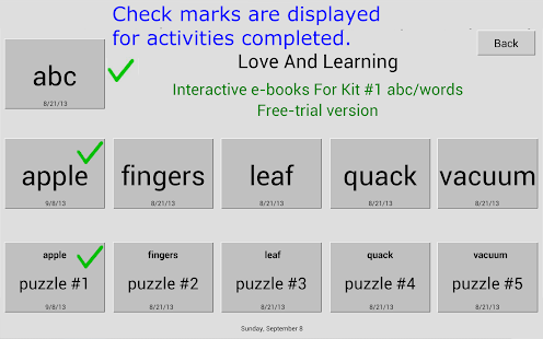 #1 - abc, words - Full Version Screenshots 0