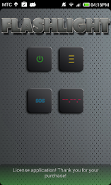 Flashlight with Morse poster 1