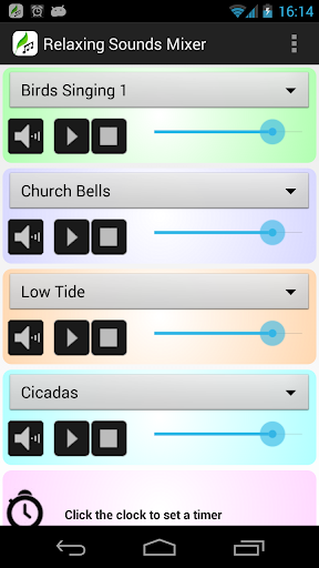 Relaxing Sounds Mixer