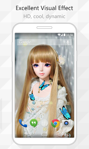 Beautiful Doll Live Wallpaper