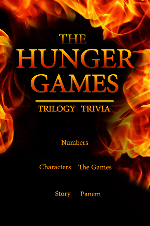 Android application Hunger Games Trivia Edition HD screenshort
