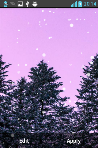 【免費個人化App】Snow Live Wallpapers-APP點子