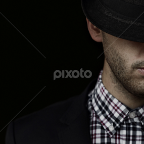 hat-man by Ivan Mankevich - People Portraits of Men