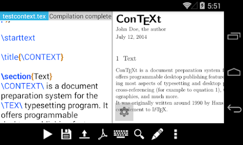 Android application TeXpert (60% off) screenshort