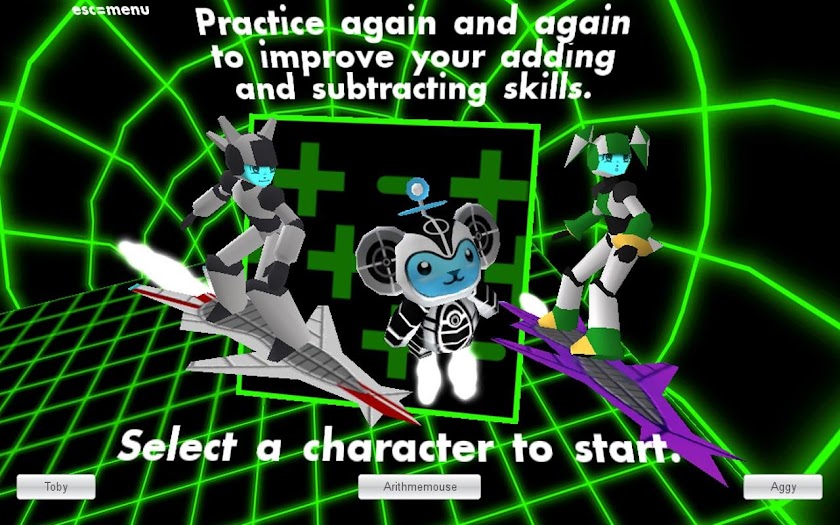 Arithmemouse Add &amp; Subtract Screen 1