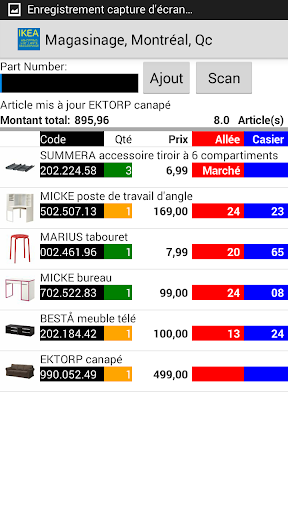 Liste Magasinage Ikea