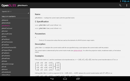 OpenGL ES Reference poster 3