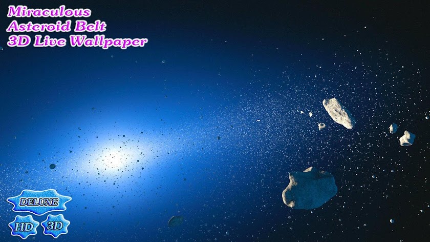 Miraculous Asteroid Belt 3D Screen 3