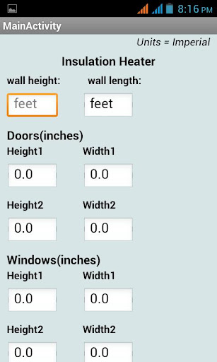 Insulation Calculator