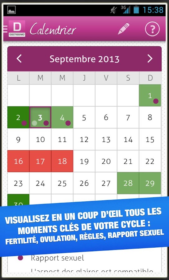 Simulation date ovulation