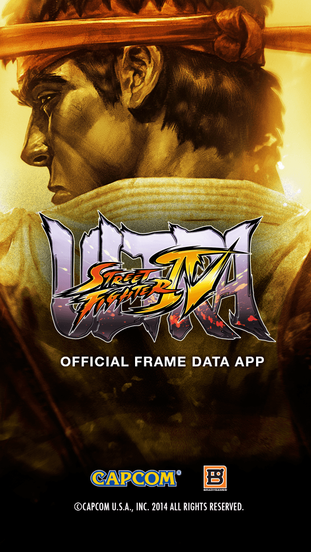 Official Frame Data App Screen 1