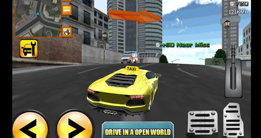 Crazy Driver Taxi Duty 3D