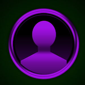 GO SMS Purple Platinum Theme