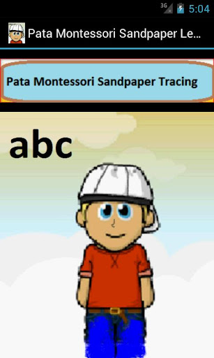 Pata Montessori Sandpaper Ltrs