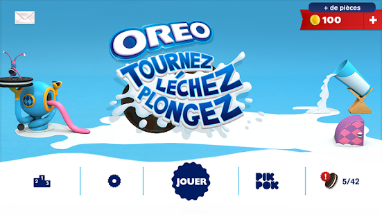 Capture d'ecran de l'application Android OREO: Twist, Lick, Dunk