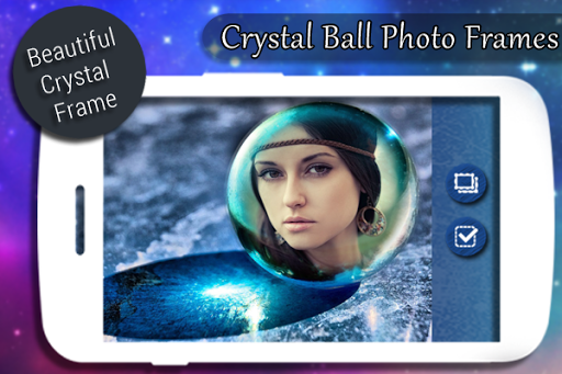 Crystal Ball Photo Frames