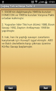 Lastest KPSS Ç. TÜRK - DÜNYA TARİHİ-2 APK