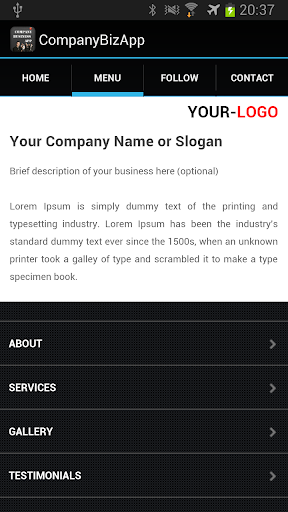 Company Business App