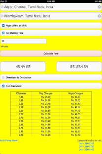 Chennai Auto Fares Screenshots 3