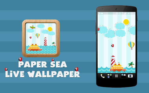 Lastest Paper Sea Live Wallpaper APK for Android