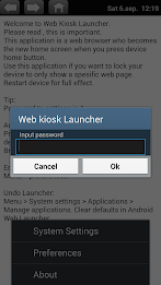 Web Kiosk Launcher poster 5
