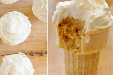 Vegan Peach Cupcakes