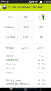 Chỉ số sức khỏe - BMI Calc(圖2)-速報App