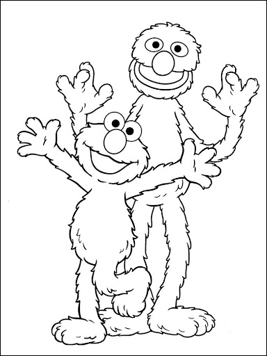 Coloring Book Sesame For Kids