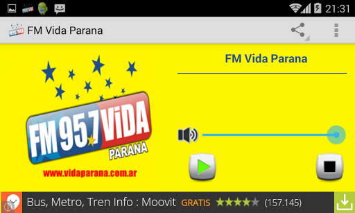 【免費音樂App】FM Vida Parana-APP點子