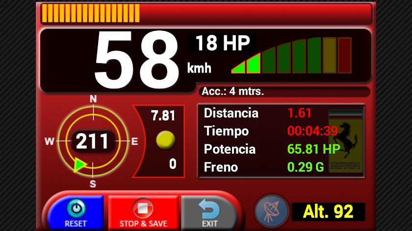 Car Performance Meter PRO Screen 3