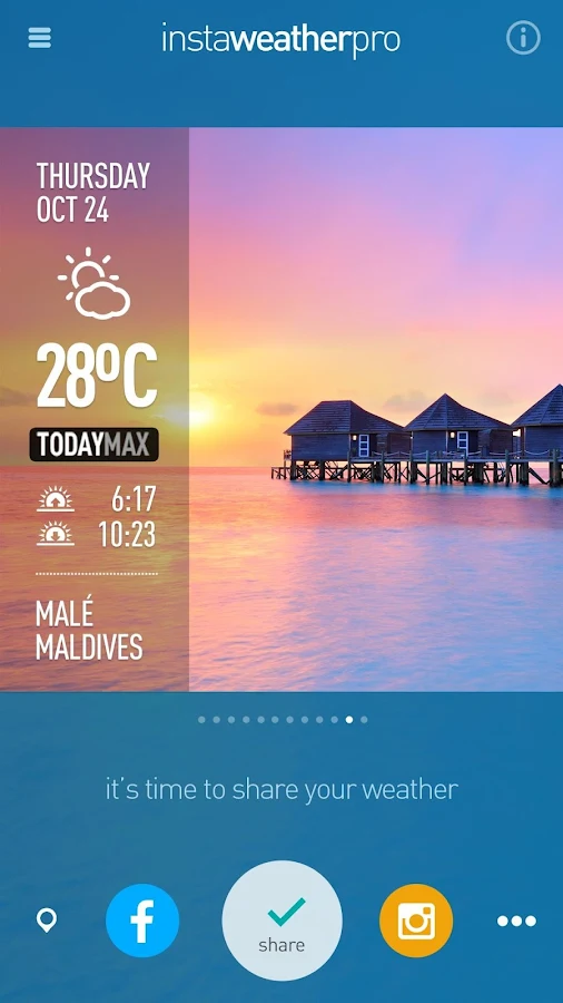 InstaWeather Pro - screenshot