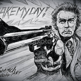 Dirty Harry by David Van der Smissen - Drawing All Drawing