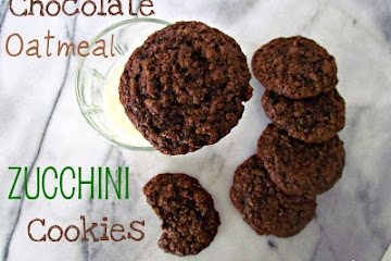 Chocolate Oatmeal Zucchini Cookies