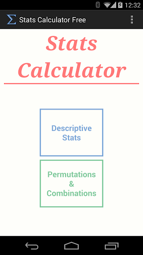 Stats Calculator Free