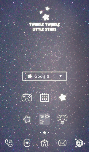 twinkle star dodol theme