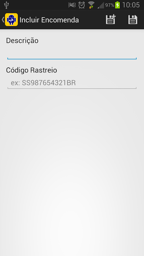 Rastreio Correios - screenshot