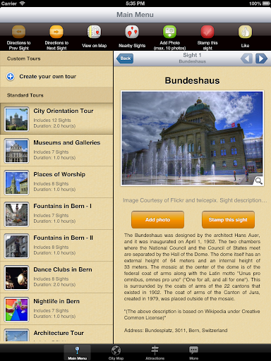 【免費旅遊App】Bern Map and Walks-APP點子