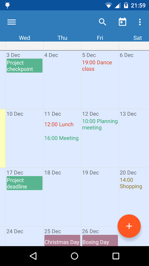 Touch Calendar Free Android Apps on Google Play