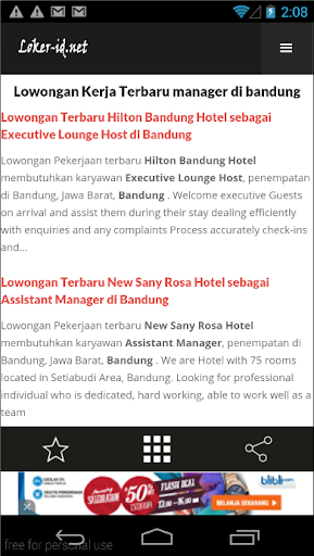 【免費新聞App】Lowongan Kerja Indonesia Pro-APP點子