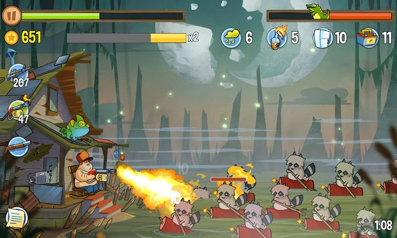 Swamp Attack - screenshot