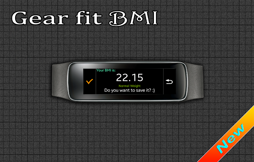 BMI for Gear Fit Screen 2