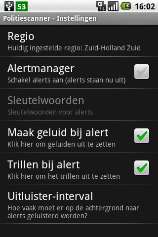 Police Scanner Screen 2