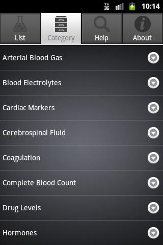 Lab Values Screen 2