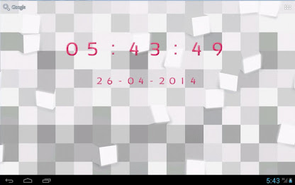 Pink Digital Clock poster 7